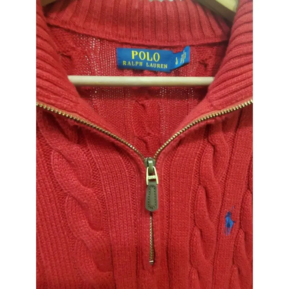 Ralph Lauren POLO Cable-knit Sweater Size Large